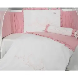 سرویس خواب 7 تکه طرح Flowers شو بی بی Show Baby رنگ صورتی