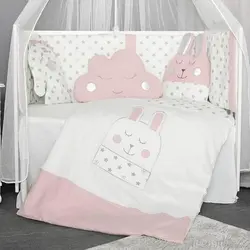 سرویس خواب 8 تکه اسب تک شاخ و خرگوش شو بی بی Show Baby رنگ صورتی