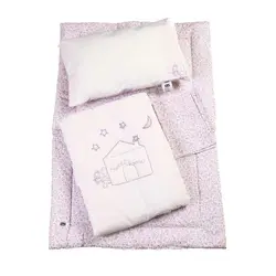 سرویس خواب 4 تکه طرح کلبه یاسی چیکو Chicco