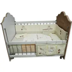 سرویس خواب 7 تکه طرح میمون سفید MAMAS&PAPAS کد 0522