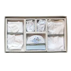 ست لباس بیمارستانی 5 تکه لاکی بی بی Lucky Baby مدل 706