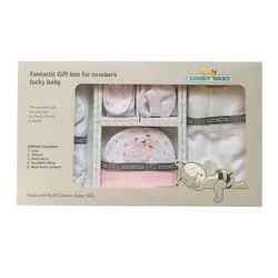 ست لباس بیمارستانی 5 تکه لاکی بی بی Lucky Baby مدل 706