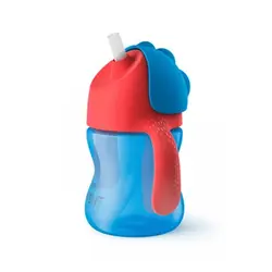 لیوان آموزشی نی‌دار 200 میل آبی philips avent مدل SCF796/01