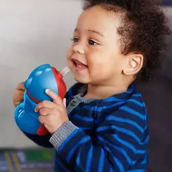 لیوان آموزشی نی‌دار 200 میل آبی philips avent مدل SCF796/01