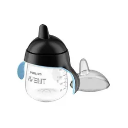 لیوان آموزشی پنگوئنی 260 میل رنگ مشکی philips avent