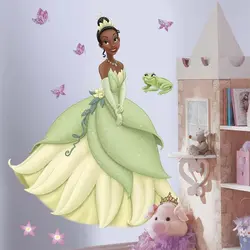 استیکر دیوار اتاق کودک RoomMates مدل Princess Tiana