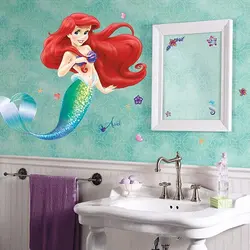 استیکر دیوار اتاق کودک RoomMates مدل Little Mermaid Ariel