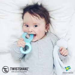 دندانگیر خنک کننده صورتی پاستل تویست شیک Twistshake