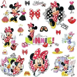 استیکر دیوار اتاق کودک RoomMates مدل Minnie love to shop