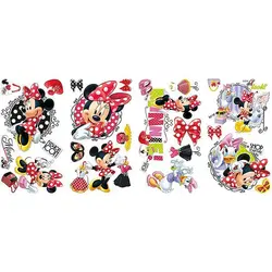 استیکر دیوار اتاق کودک RoomMates مدل Minnie love to shop