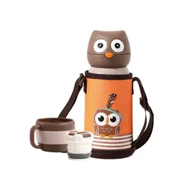 فلاسک دو کاره 600 میل با کیف عایق دما رووکو Rovco