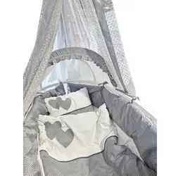 گهواره چرخ دار picci مدل PIUMINA with hood رنگ سفید