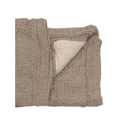 پتو بافت نوزادی قهوه ای روشن کاسیوپ Cassiope مدل 334090