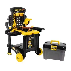 اسباب بازی میز و جعبه ابزار سیار  Deluxe Tools set