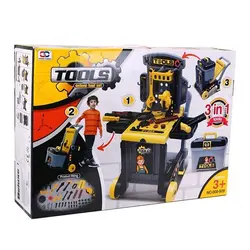 اسباب بازی میز و جعبه ابزار سیار  Deluxe Tools set