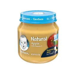 مشخصات، قیمت و خرید پوره میوه سیب گربر Gerber