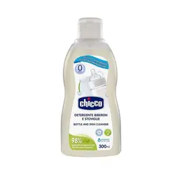 مایع استریل شیشه شیر و لوازم غذاخوری 300 میل چیکو Chicco