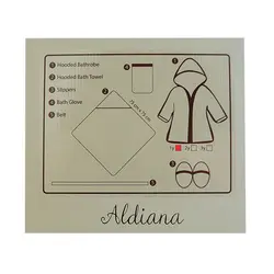 ست حوله 4 تكه طرح یاس آلدی آنا Aldiana