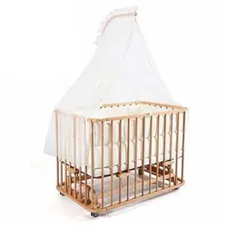 گهواره چرخ دار picci مدل PIUMINA with hood رنگ سفید