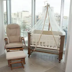 تخت و گهواره نوزاد چوبی مدل میلان JUDYCO