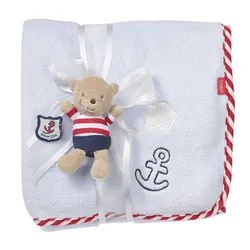 پتو طرح خرس ملوانی بیبی فن Babyfehn مدل 78725