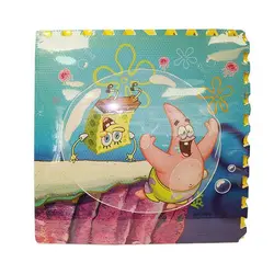 کفپوش پازلی اتاق کودک طرح باب اسفنجی