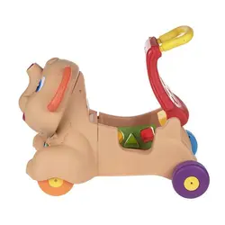 واکر 3 کاره موزیکال طرح فیل کرم Baby Walker