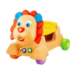 واکر 3 کاره موزیکال طرح شیر کرم Baby Walker