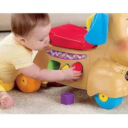 واکر 3 کاره موزیکال طرح سگ طوسی Baby Walker