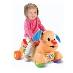 واکر 3 کاره موزیکال طرح سگ کرم Baby Walker