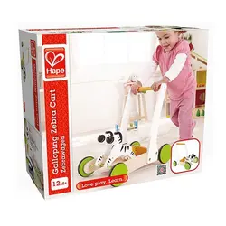 واکر چوبی Hape طرح گورخر