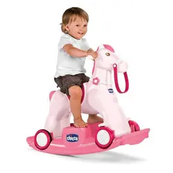 راکر دو کاره اسب صورتی چیکو chicco