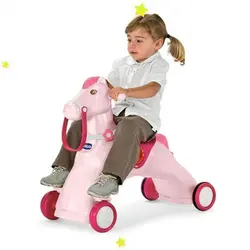 راکر دو کاره اسب صورتی چیکو chicco