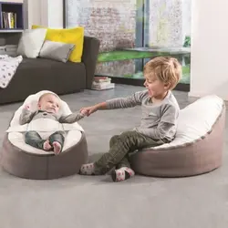 نشیمن راحتی کودک Doomoo مدل Home Grey