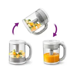 دستگاه غذا ساز بخارپز و مخلوط کن کودک philips avent