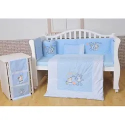 سرویس خواب 7 تکه خرس و سگ آبی MAMAS&PAPAS کد 7212