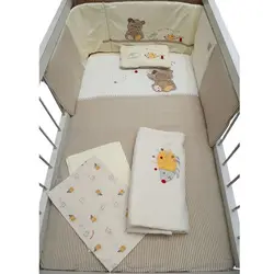 سرویس خواب 7 تکه طرح خرس و قرقره MAMAS&PAPAS کد 1129