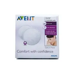 پد سینه 6 عددی قابل شستشو philips avent