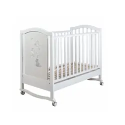 ست تخت و کمد و دراور picci مدل milky GRIGIO 22 رنگ طوسی-سفید