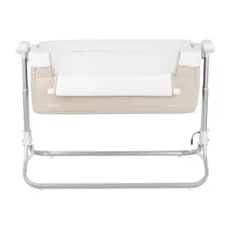 تخت کنار مادر و گهواره برقی بژ کیکابو مدل Kikkaboo Sway Me