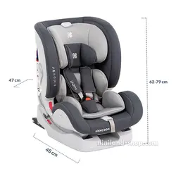 صندلی ماشین طوسی کیکابو مدل Kikkaboo 4 in 1 isofix