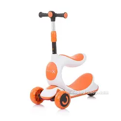 اسکوتر 2 کاره چیپولینو مدل Chipolino 2 in 1 SPACE X Orange