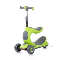اسکوتر 2 کاره چیپولینو مدل Chipolino 2 in 1 SPACE X Lime