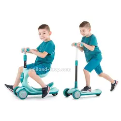 اسکوتر 2 کاره چیپولینو مدل Chipolino 2 in 1 SPACE X Lime