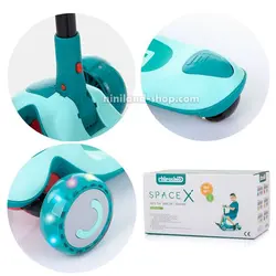 اسکوتر 2 کاره چیپولینو مدل Chipolino 2 in 1 SPACE X Lime