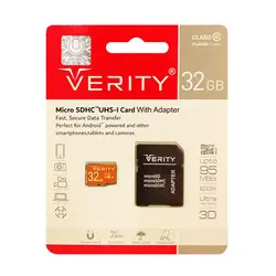 کارت حافظه microSDHC وریتی مدل Ultra کلاس 10 استاندارد UHS-I U1 سرعت 95MBps ظرفیت 32 گیگابایت به همراه آداپتور SD - نورسیستم