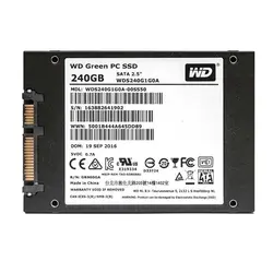 اس اس دی اینترنال وسترن دیجیتال مدل Green WDS240G2G0A ظرفیت 240 گیگابایت - نورسیستم