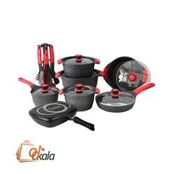 سرویس قابلمه گرانیتی با ماهیتابه رژیمی NS-6041