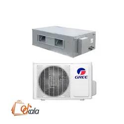 کولر گازی 24000 داکت اسپلیت کانالی گری  مدل R410a-T3  ،GHF