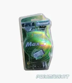 خودتراش مکس ۳ تیغه ۶ عدد